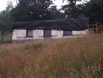 2 black wrapped stable